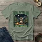 SOCIAL BATTERY LOW T-SHIRT