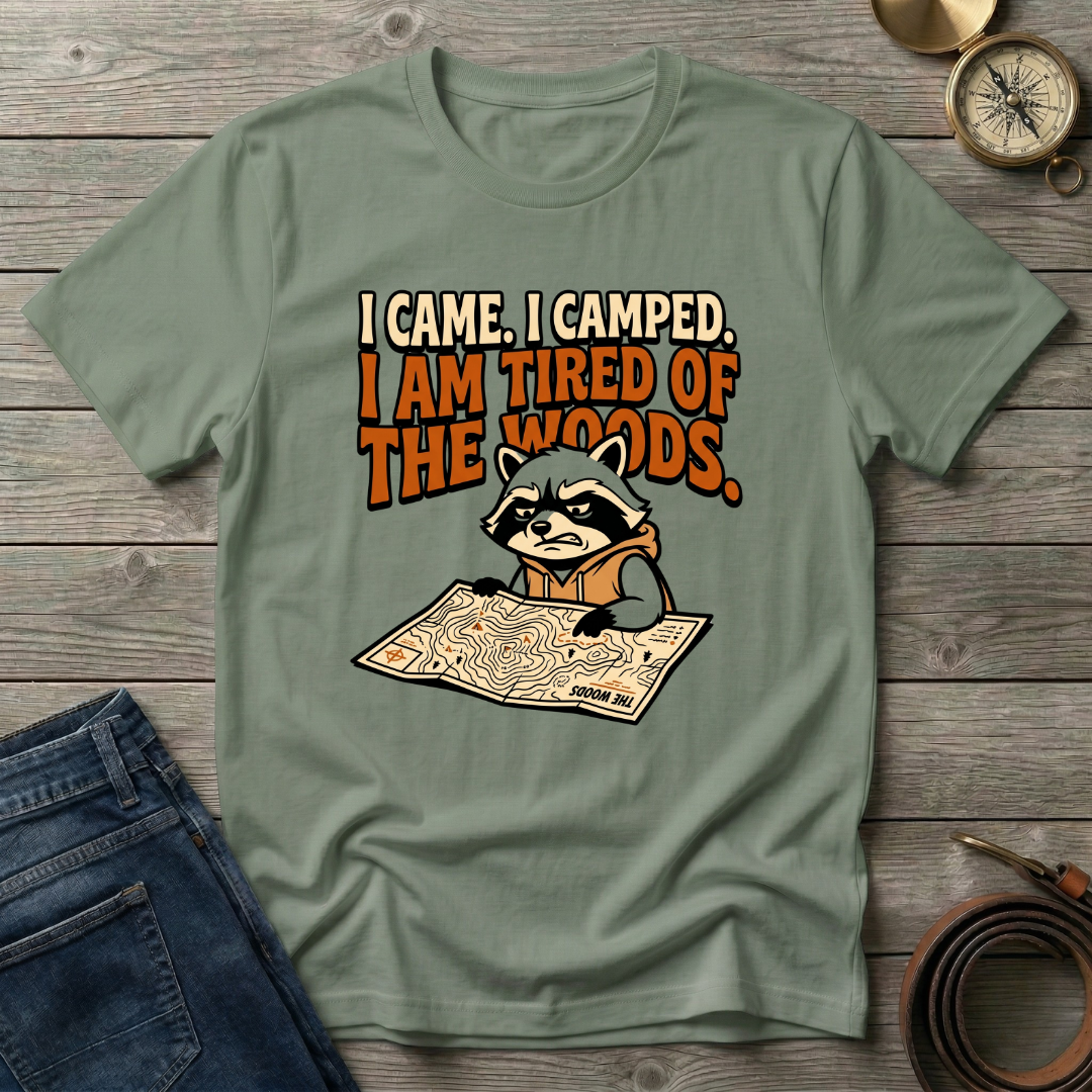 I CAME I CAMPED T-SHIRT