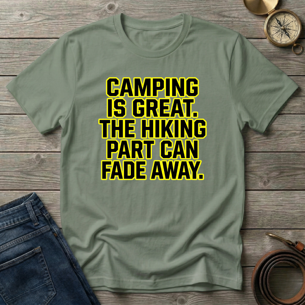 CAMPING IS GREAT T-SHIRT
