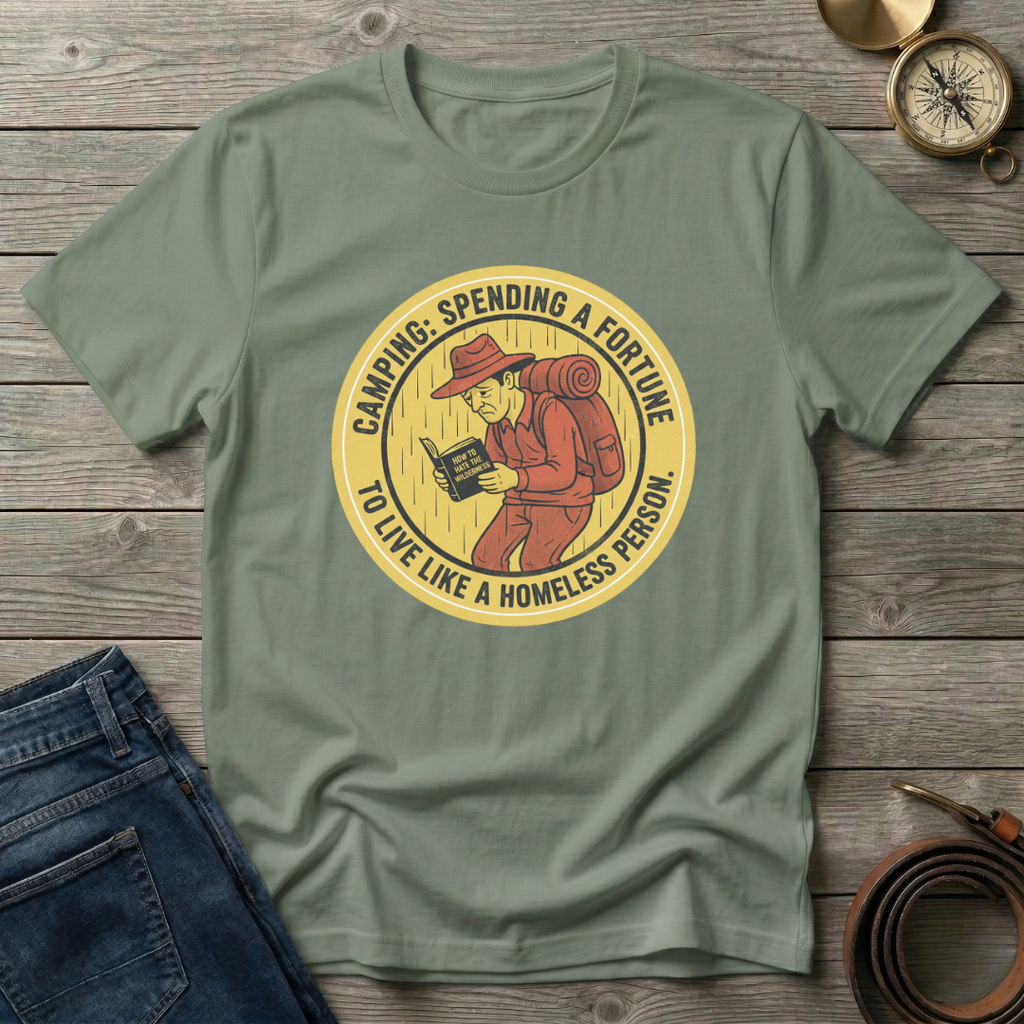 CAMPING SPENDING T-SHIRT