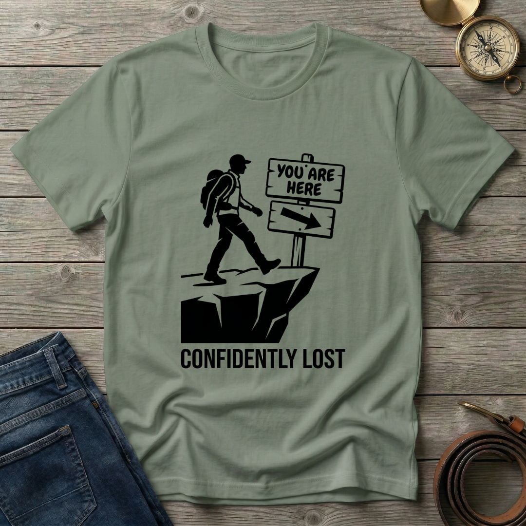 CONFIDENTLY LOST T-SHIRT