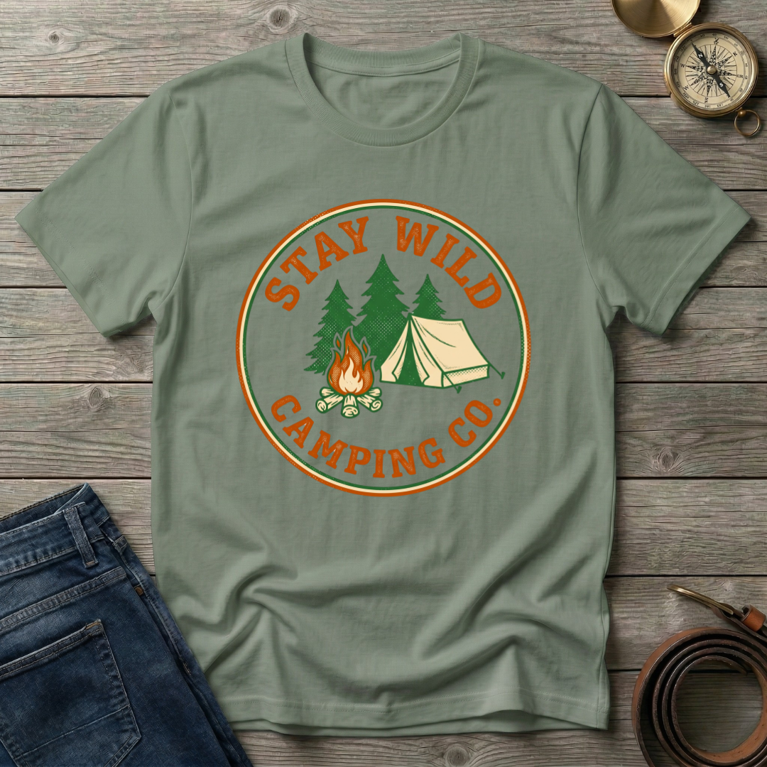 STAY WILD CAMPING CO T-SHIRT