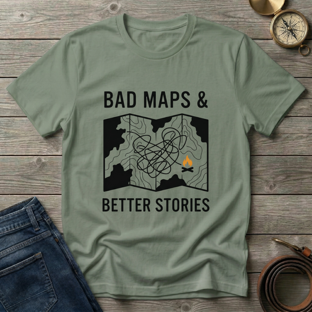 BAD MAPS BETTER STORIES T-SHIRT