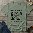 BAD MAPS BETTER STORIES T-SHIRT