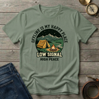 OFFLINE IS MY HAPPY PLACE T-SHIRT