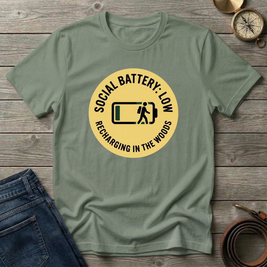 SOCIAL BATTERY LOW T-SHIRT