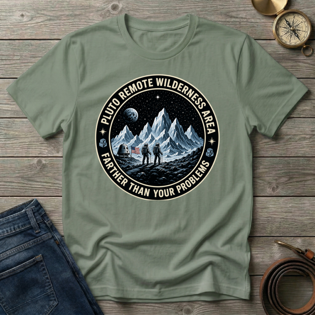 PLUTO REMOTE WILDERNESS T-SHIRT