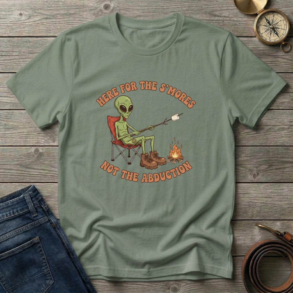 HERE FOR THE S'MORES T-SHIRT