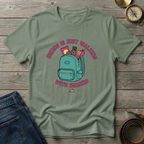 HIKING IS JUST WALKING WITH SNACKS T-SHIRT