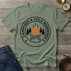 CAMPFIRES AND COLD MORNINGS T-SHIRT