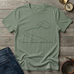 STICHING THROUGH THE WILDERNESS T-SHIRT