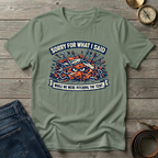 WHILE WE WERE PITCHING THE TENT T-SHIRT