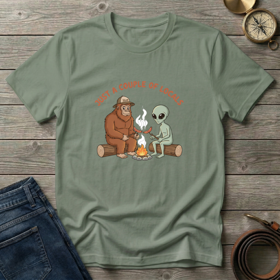 JUST A COUPLE OF LOCALS T-SHIRT