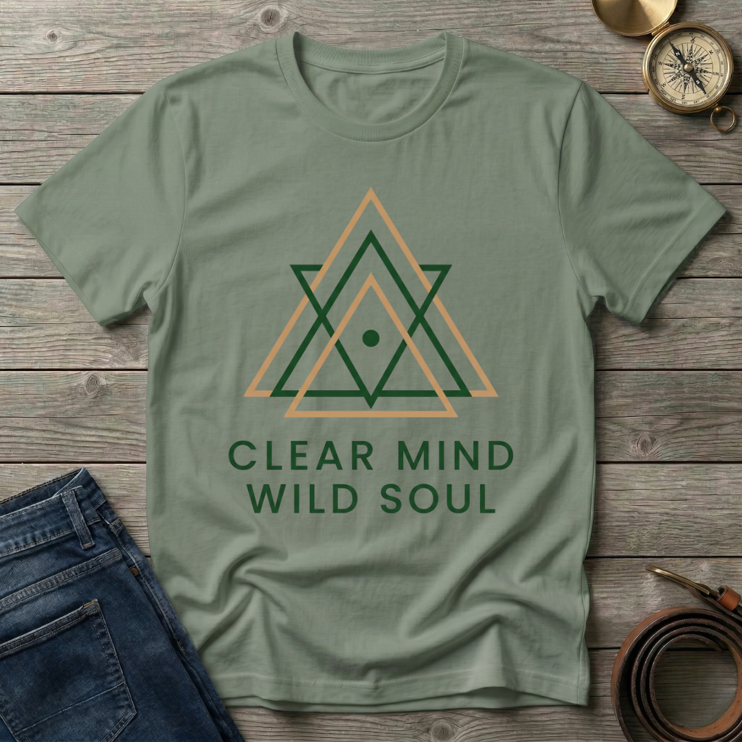 CLEAR MIND WILD SOUL T-SHIRT