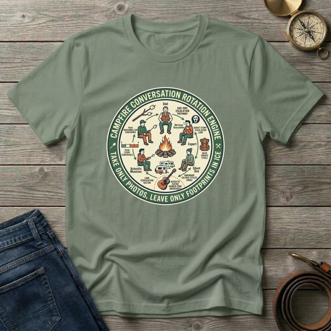 CAMPFIRE CONVERSATION T-SHIRT