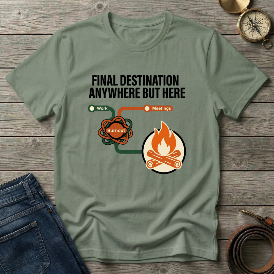 FINAL DESTINATION ANYWHERE BUT HERE T-SHIRT