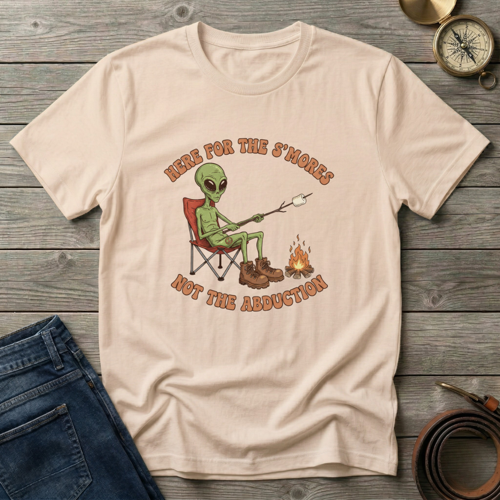 HERE FOR THE S'MORES T-SHIRT