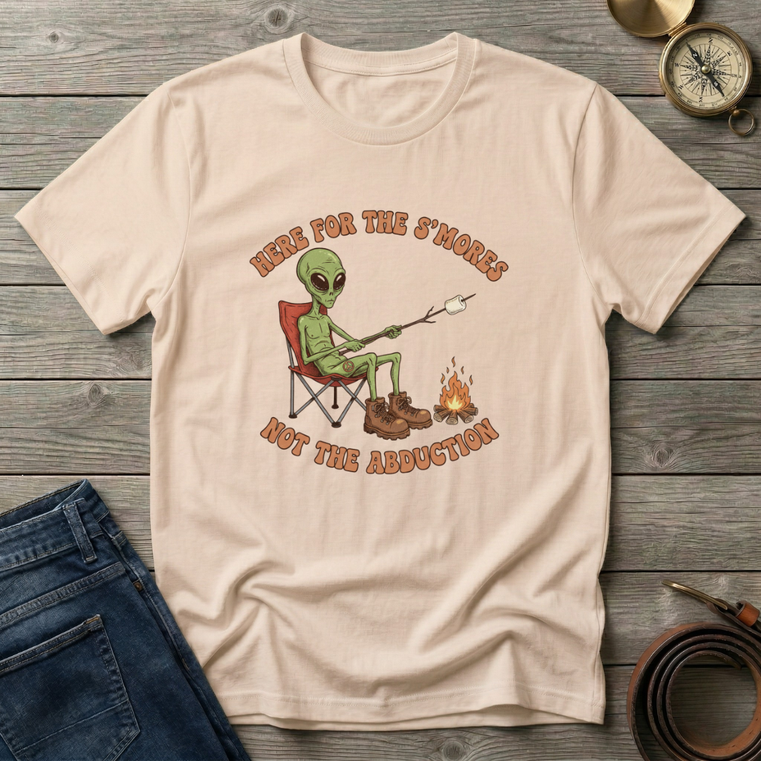 HERE FOR THE S'MORES T-SHIRT