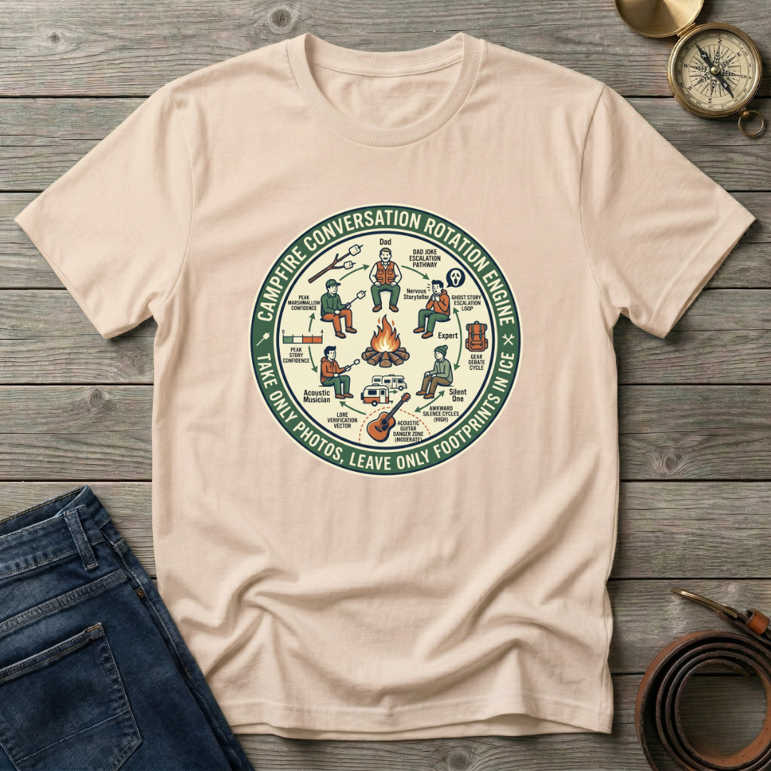 CAMPFIRE CONVERSATION T-SHIRT