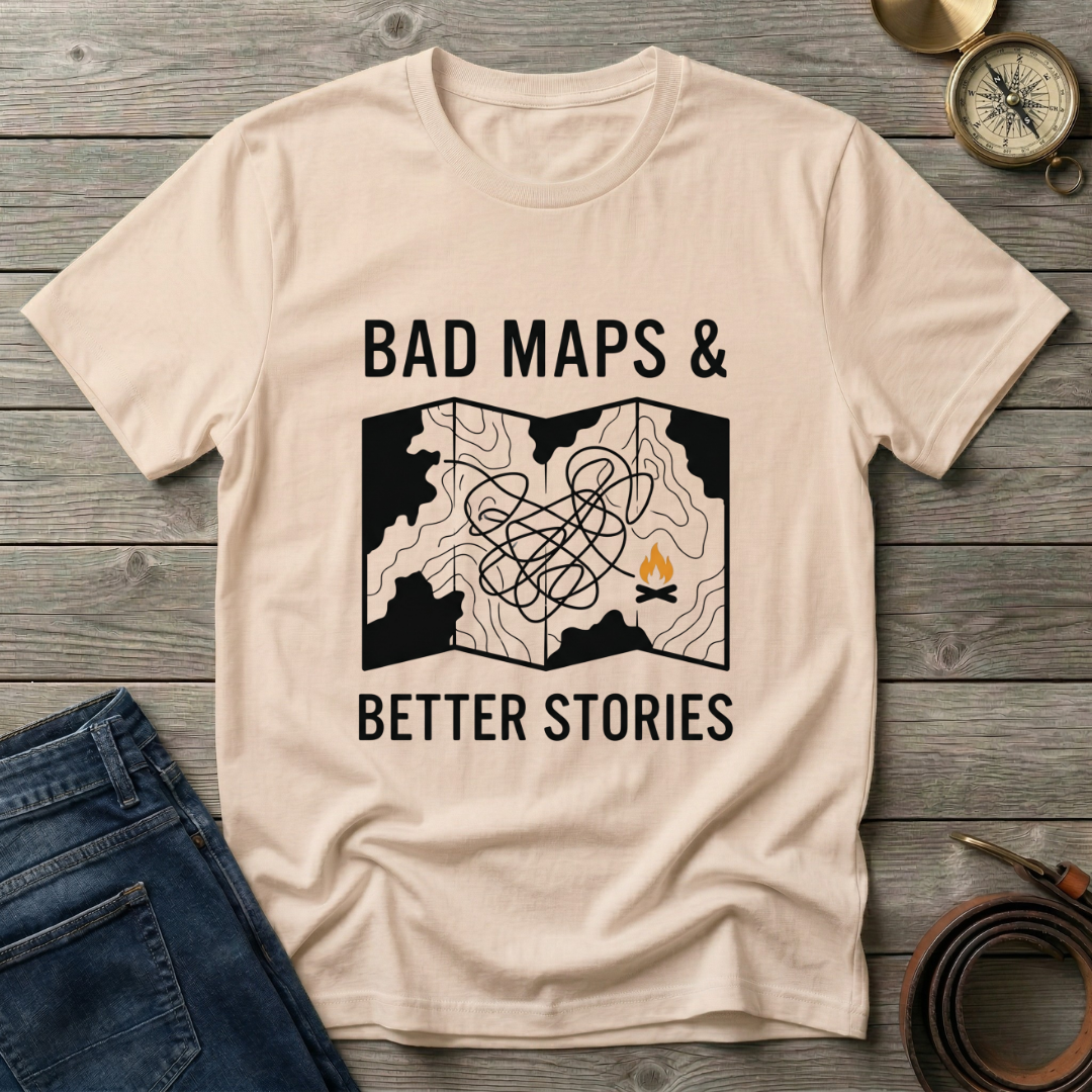 BAD MAPS BETTER STORIES T-SHIRT