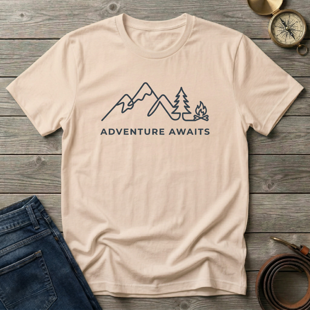ADVENTURE AWAITS T-SHIRT