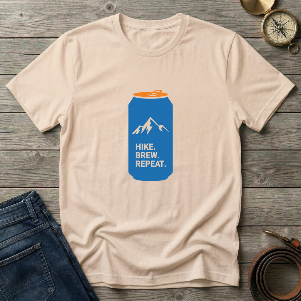 HIKE BREW REPEAT T-SHIRT