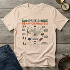 CAMPFIRE SMOKE BEHAVIOR ANALYSIS T-SHIRT