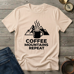 COFFEE MOUNTAINS REPEAT T-SHIRT