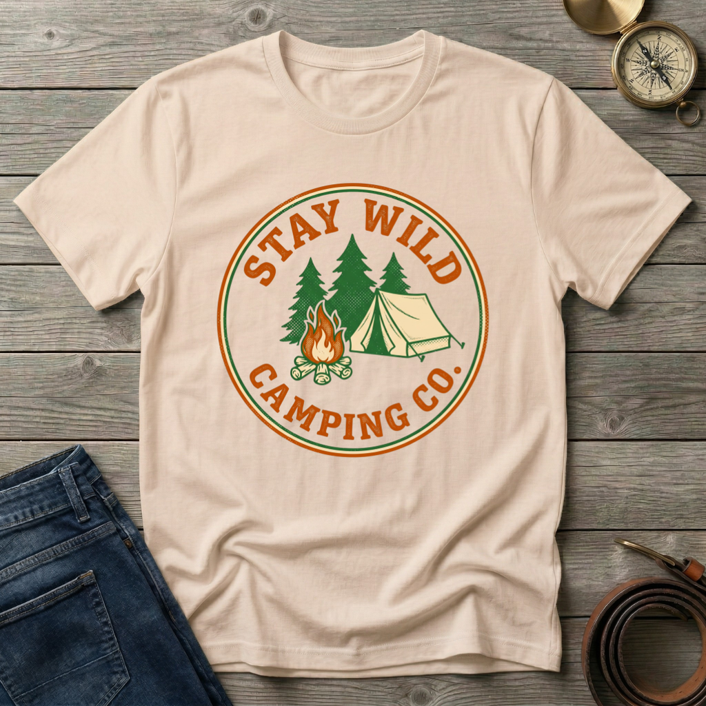 STAY WILD CAMPING CO T-SHIRT