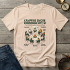 CAMPFIRE SMOKE POSITIONING SYSTEM T-SHIRT