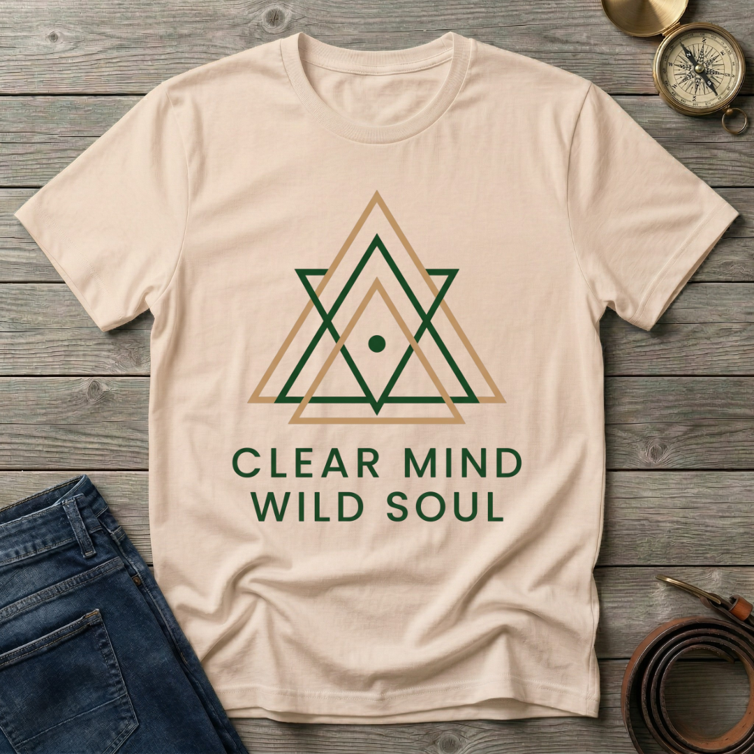 CLEAR MIND WILD SOUL T-SHIRT
