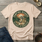 CAMPING BECAUSE SILENCE IS PRICELESS T-SHIRT