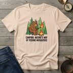 CAMPING NATURES WAY OF FEEDING MOSQUITOES T-SHIRT