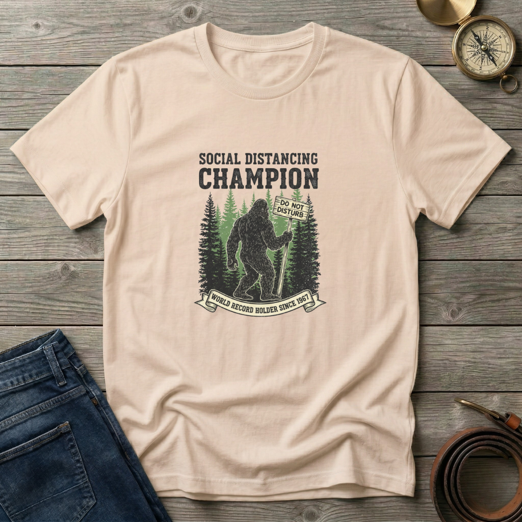 SOCIAL DISTANCING CHAMPION T-SHIRT