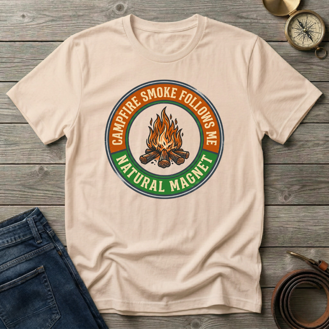 CAMPFIRE SMOKE FOLLOWS ME T-SHIRT