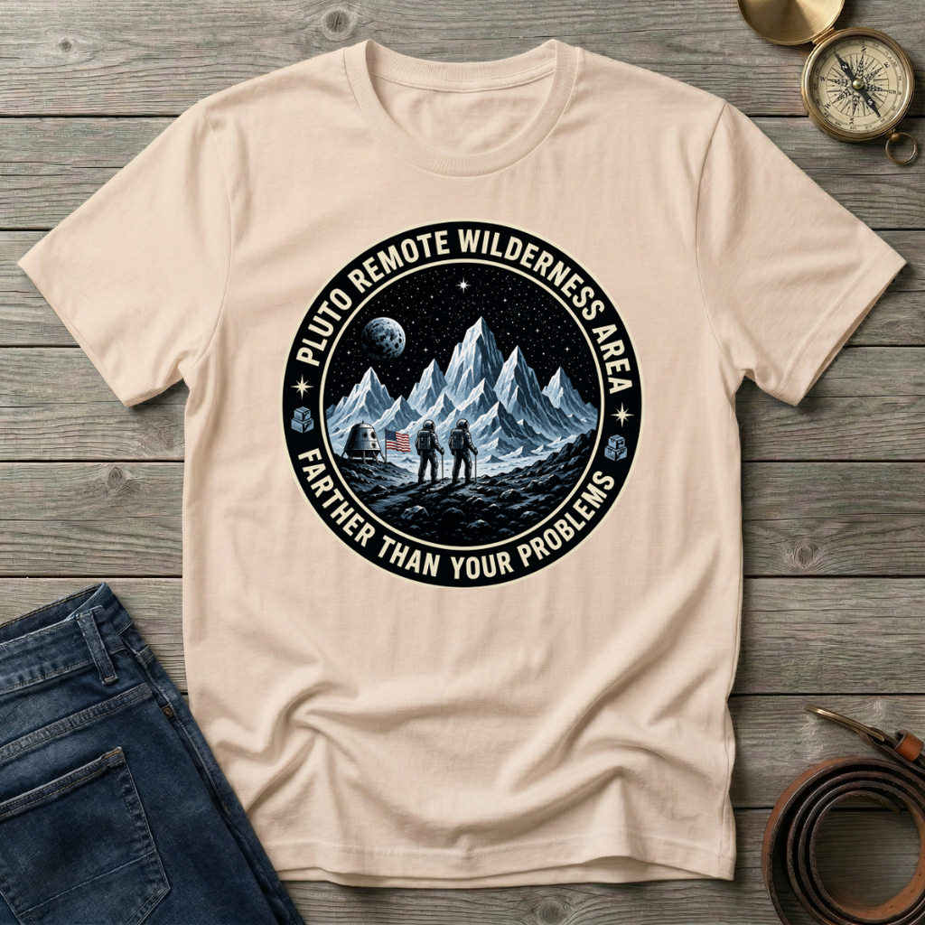 PLUTO REMOTE WILDERNESS T-SHIRT