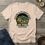 OFFLINE IS MY HAPPY PLACE T-SHIRT