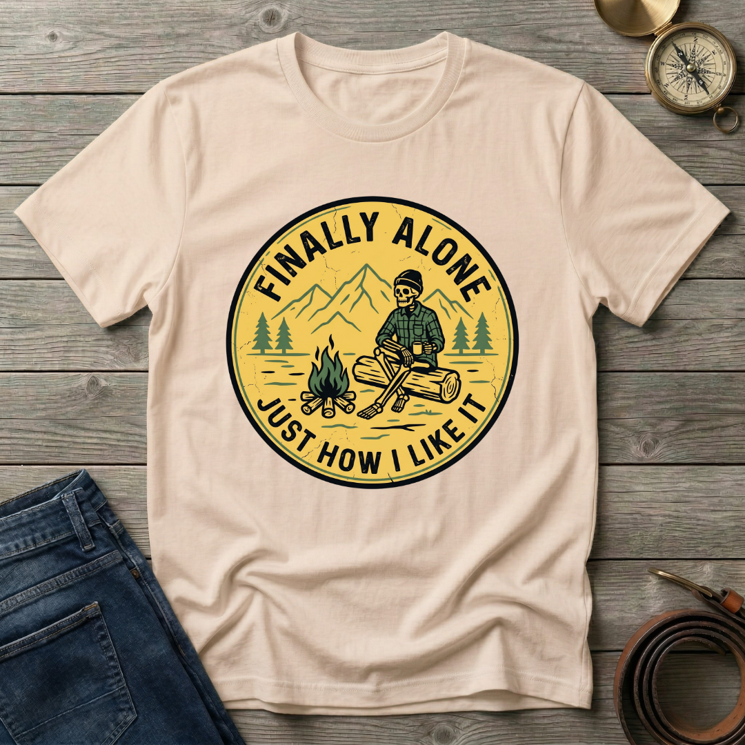 FINALLY ALONE T-SHIRT