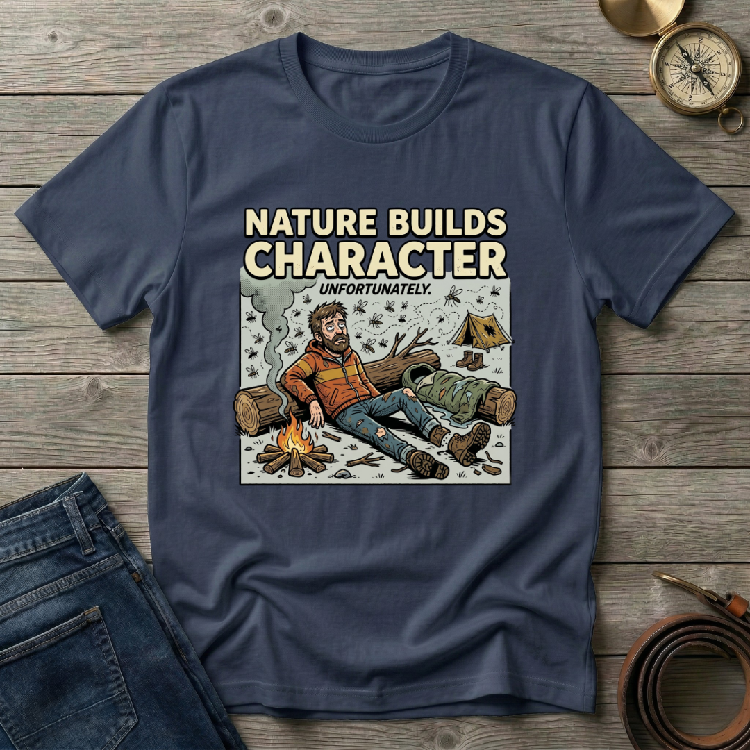 NATURE BUILDS CHARACTER T-SHIRT