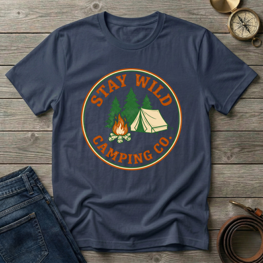 STAY WILD CAMPING CO T-SHIRT