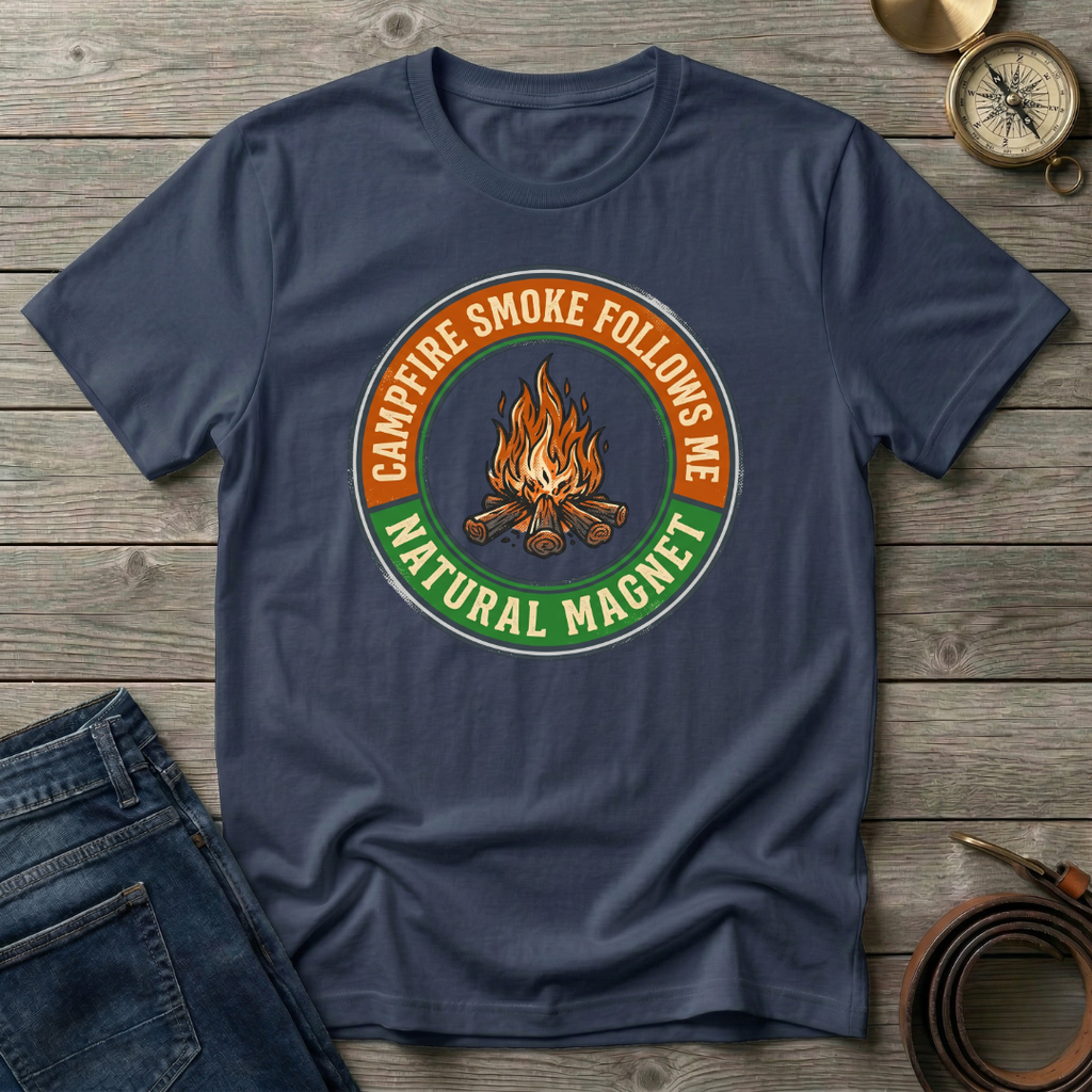 CAMPFIRE SMOKE FOLLOWS ME T-SHIRT