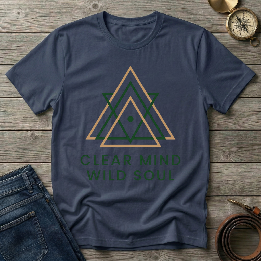CLEAR MIND WILD SOUL T-SHIRT