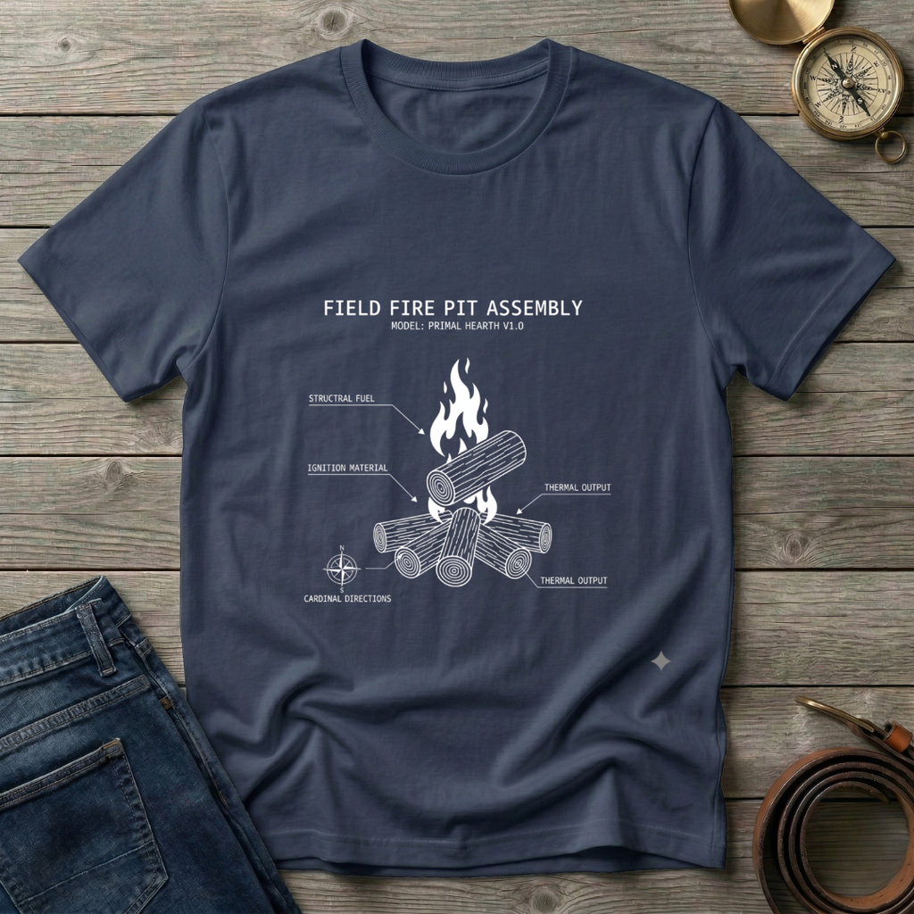 FIELD FIRE PIT ASSEMBLY T-SHIRT