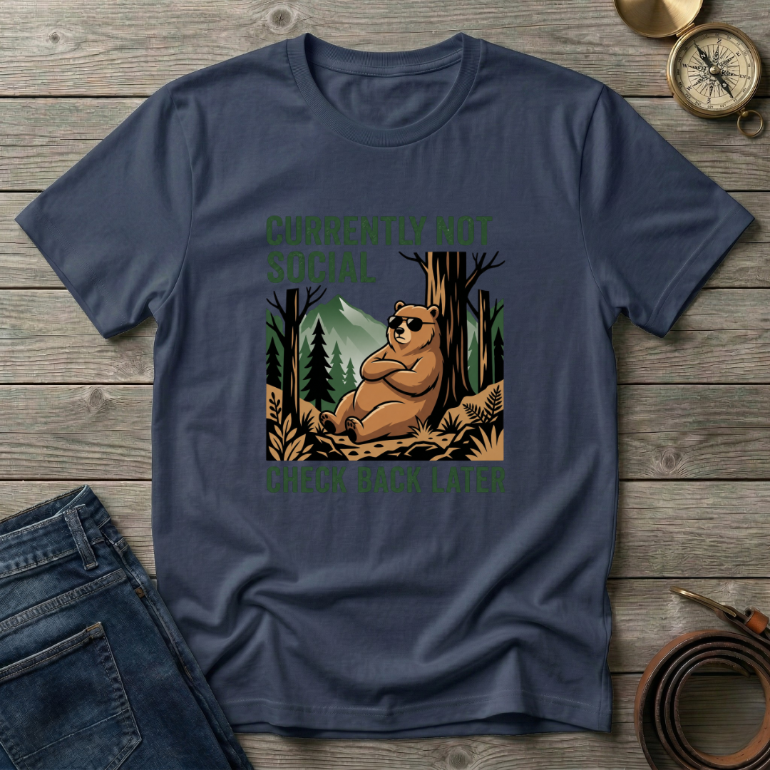CURRENTLY NOT SOCIAL T-SHIRT