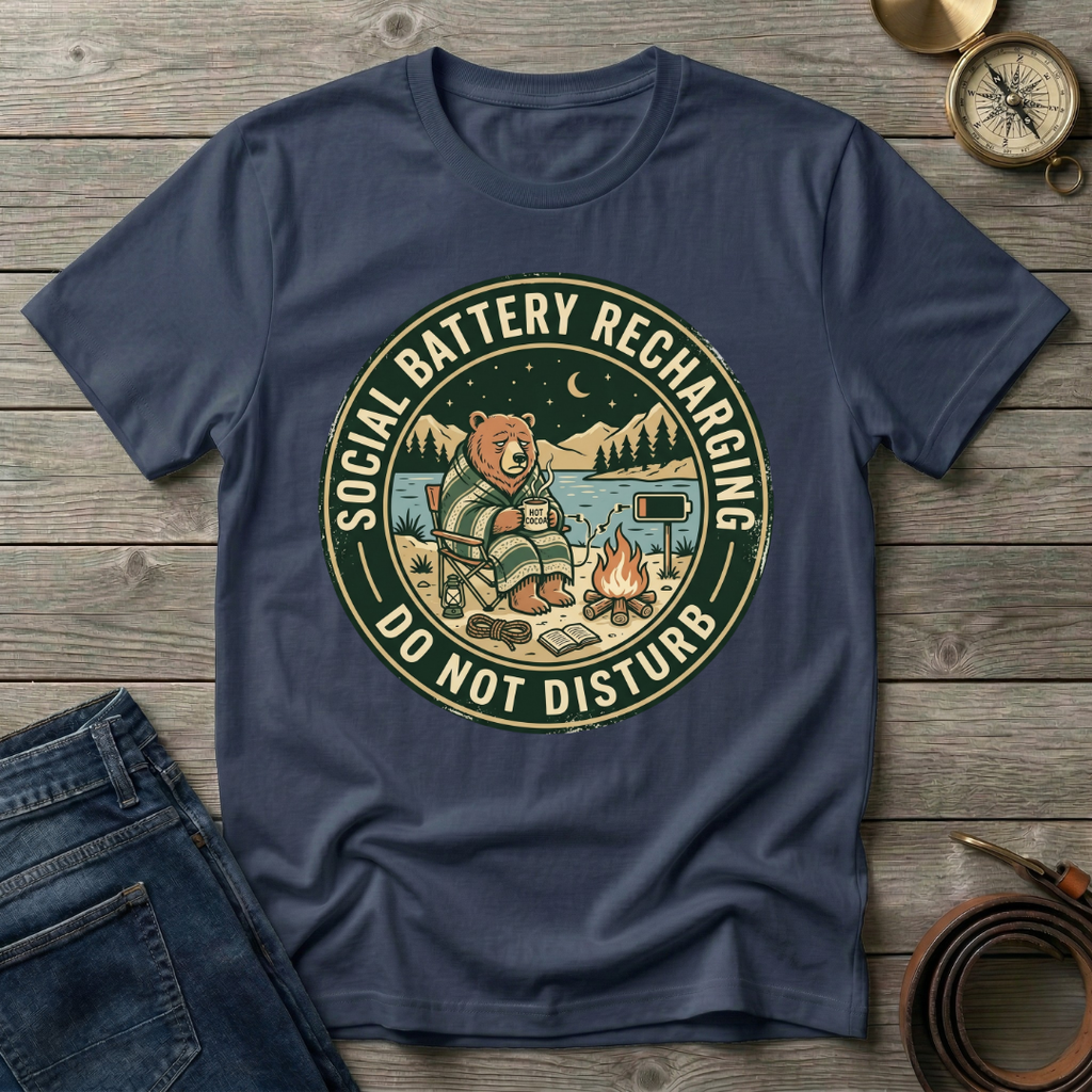 SOCIAL BATTERY RECHARGING T-SHIRT