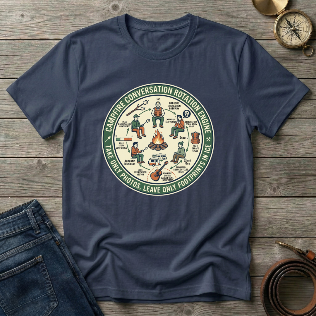 CAMPFIRE CONVERSATION T-SHIRT