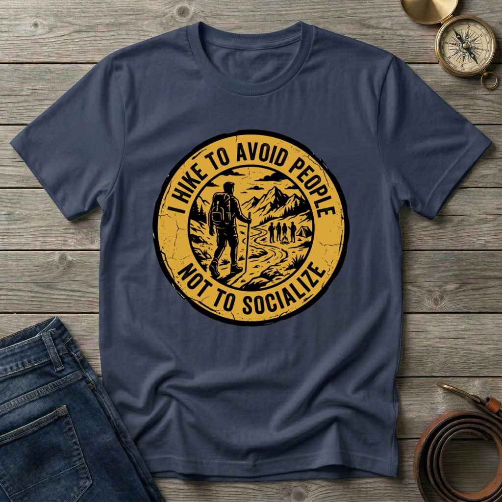 I HIKE TO AVOID PEOPLE T-SHIRT
