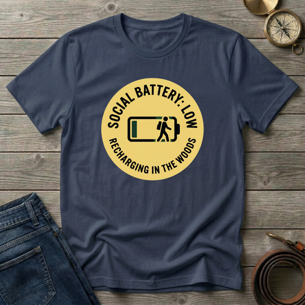 SOCIAL BATTERY LOW T-SHIRT