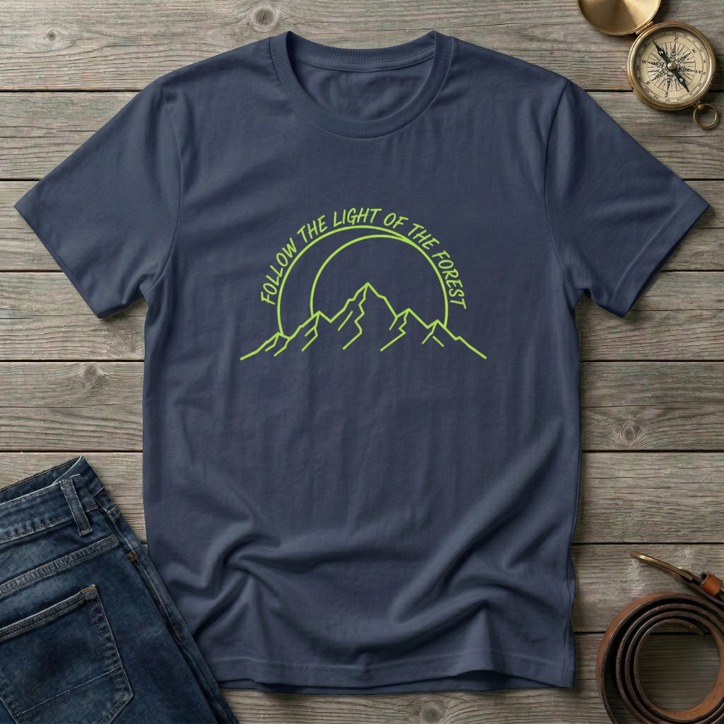 FOLLOW THE LIGHT OF THE FOREST T-SHIRT
