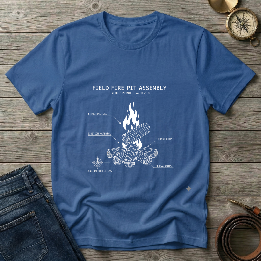 FIELD FIRE PIT ASSEMBLY T-SHIRT